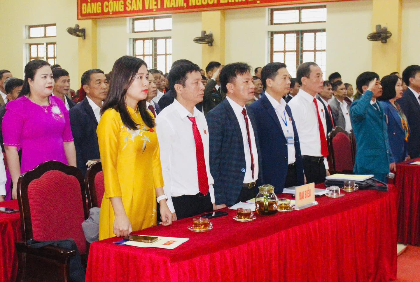 Khai mạc kỳ họp thứ 4, HĐND xã Trường Lưu khóa 1, nhiệm kỳ 2021 - 2026