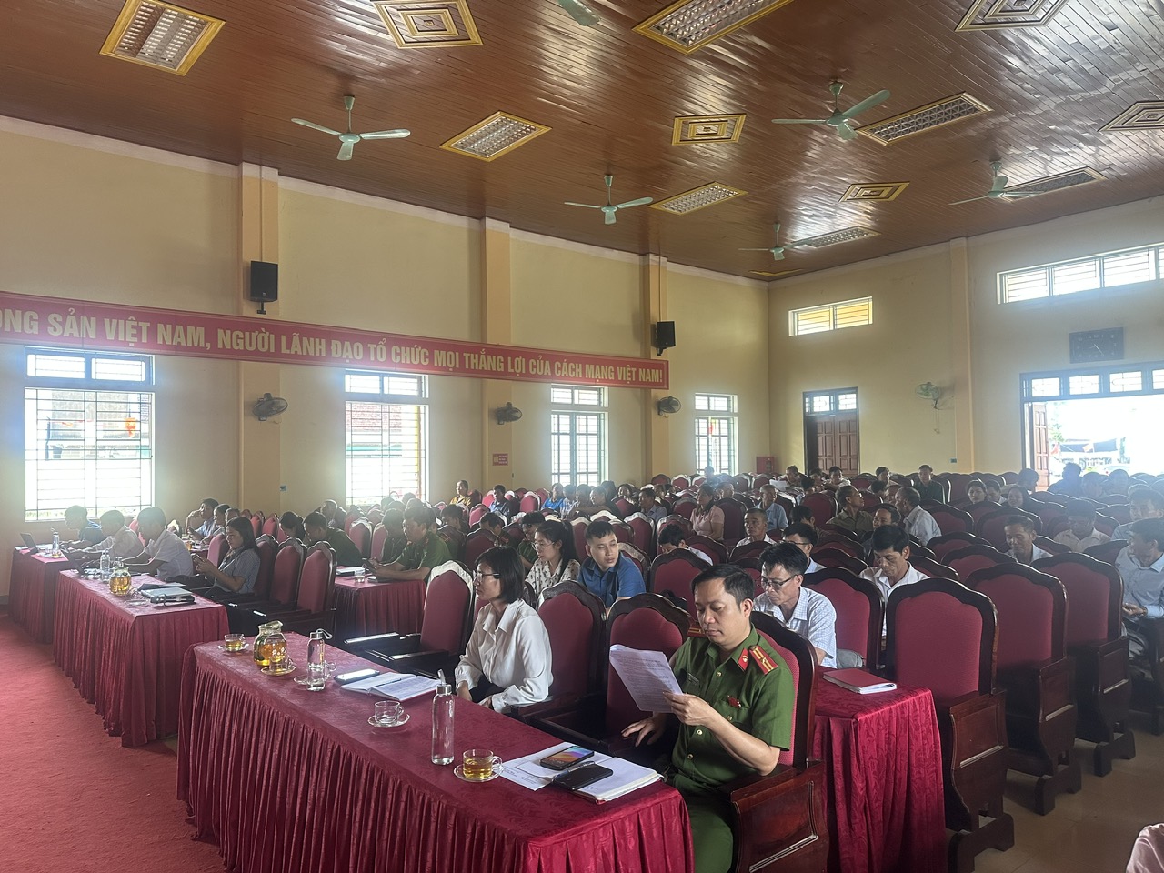xã Trường Lưu tổ chức hội nghị triển khai chiến dịch 90 ngày “Làm giàu – làm sạch” cơ sở dữ liệu quốc gia về đất đai.