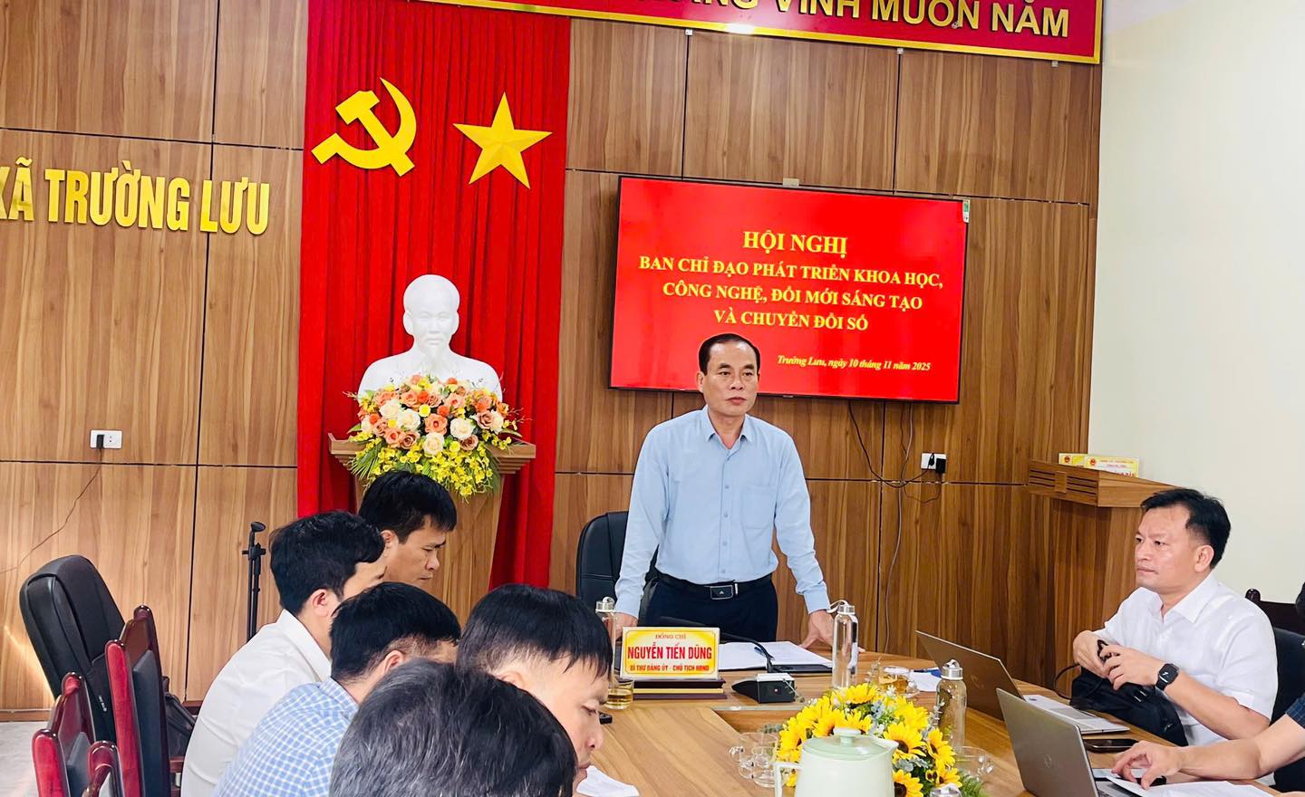 xã Trường Lưu: Đẩy mạnh thực hiện Nghị Quyết số 57-NQ/TW về đột phá khoa học, công nghệ, đổi mới sáng tạo và chuyển đổi số quốc gia