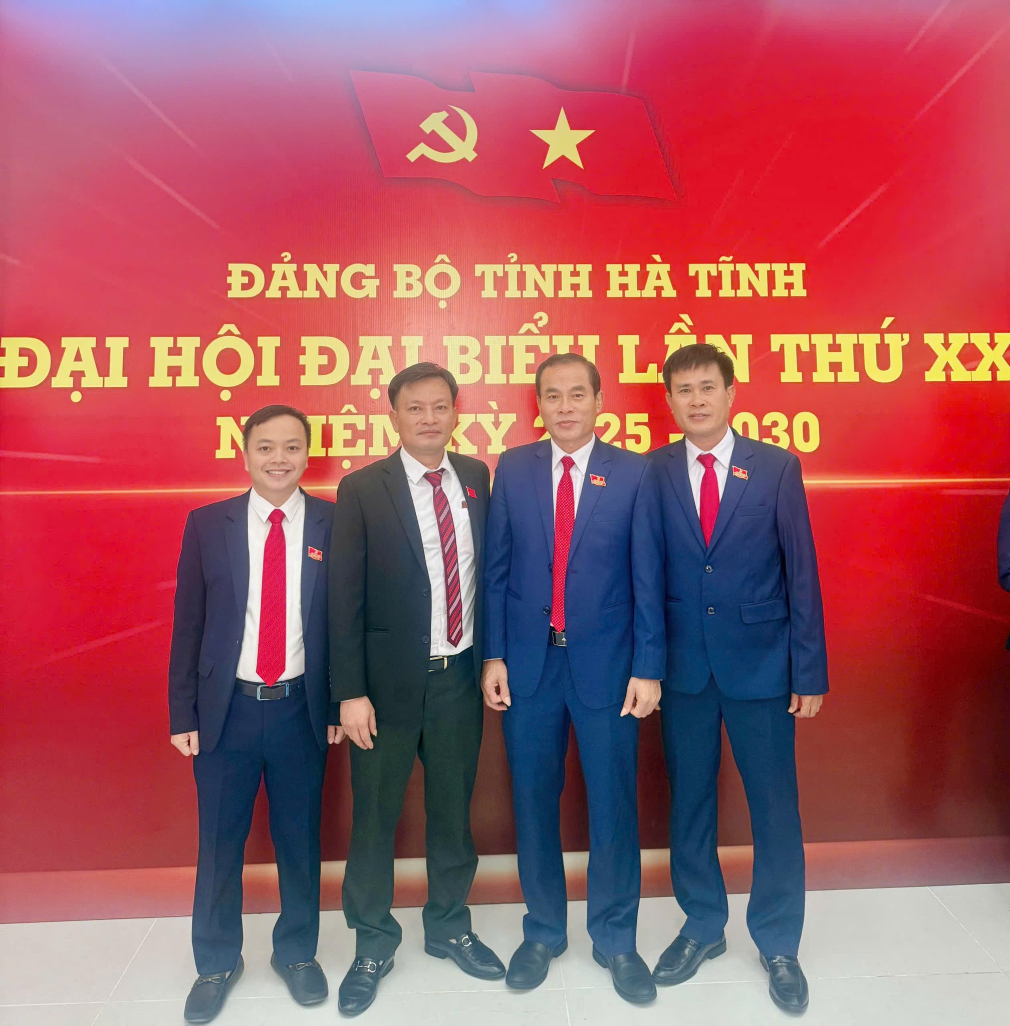 Chúc mừng Đại hội Đảng bộ tỉnh Hà Tĩnh lần thứ XX, Nhiệm kỳ 2025 - 2030 thành công tốt đẹp.
