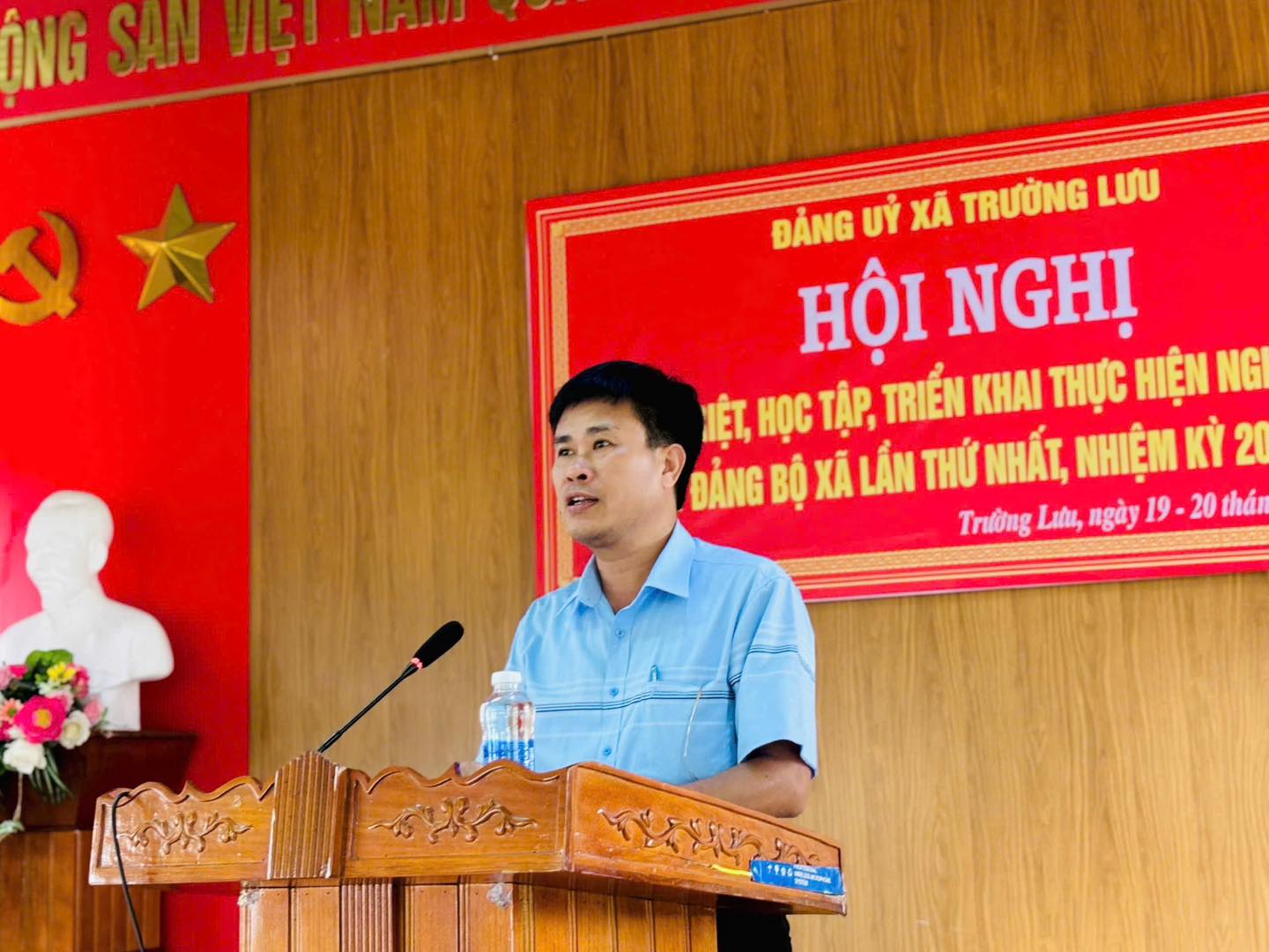 Đảng bộ xã Trường Lưu triển khai học tập, quán triệt Nghị quyết Đại hội lần thứ nhất gắn với chương trình hành động thực hiện trong nhiệm kỳ 2025 - 2030