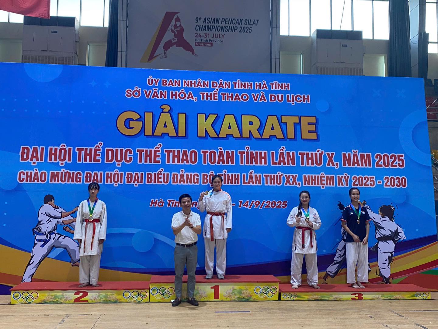 xã Trường Lưu gặt hái Huy chương tại giải Karate đại hội TDTT tỉnh