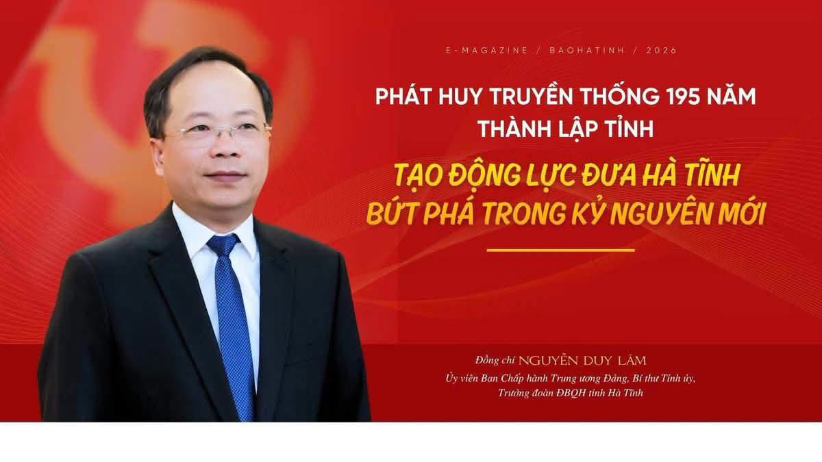 Phát huy truyền thống 195 năm thành lập Tỉnh - Tạo động lực đưa Hà Tĩnh bứt phá trong kỷ nguyên mới