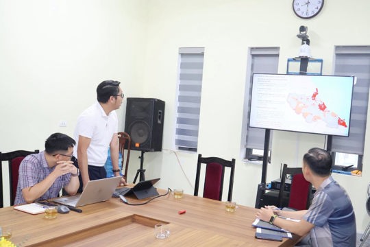 Xã Trường Lưu tổ chức báo cáo Quy hoạch chung (lần 2)