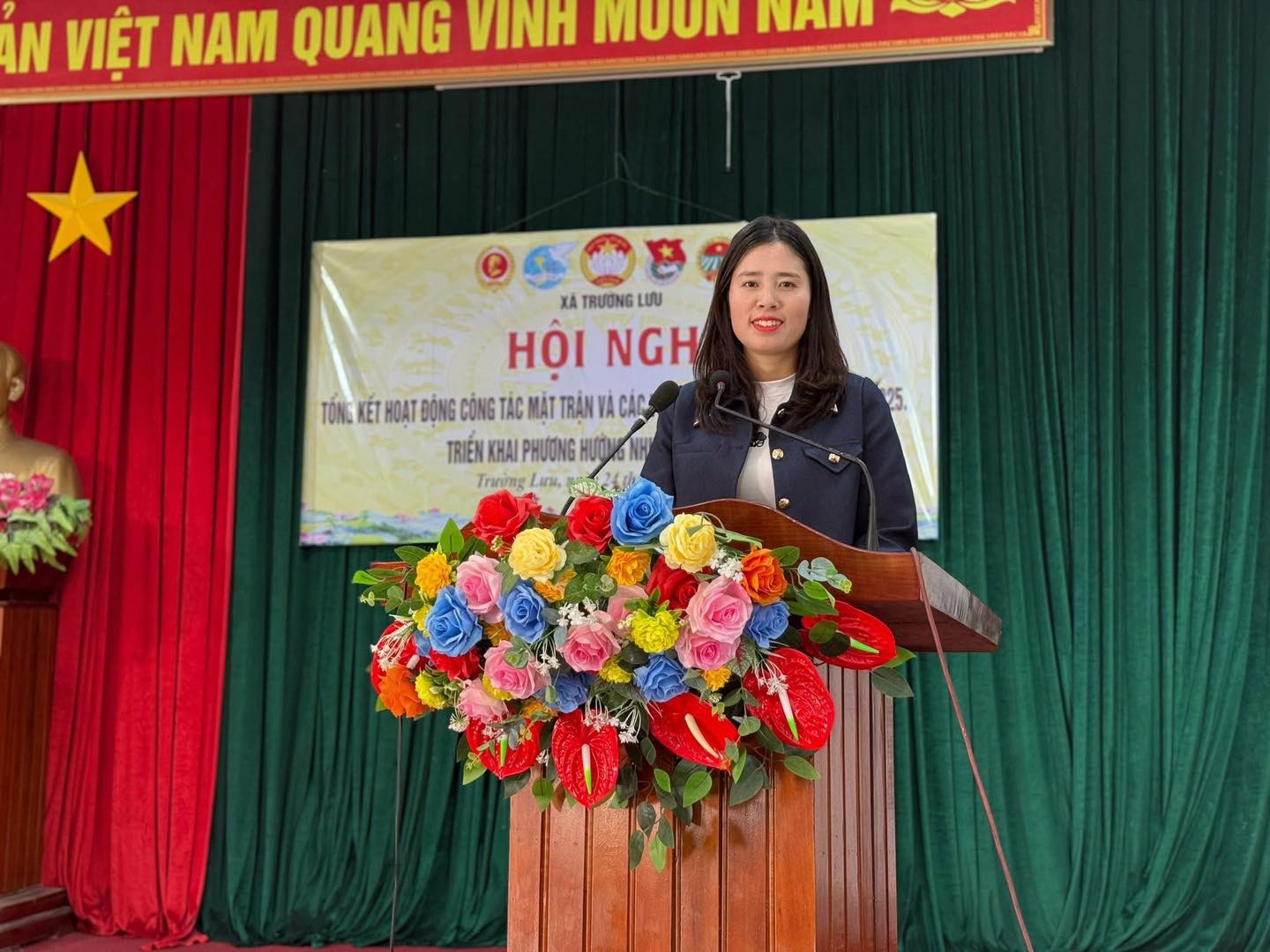 Ủy ban MTTQ và các đoàn thể chính trị - xã hội xã Trường Lưu tổng kết hoạt động năm 2025, triển khai nhiệm vụ năm 2026 