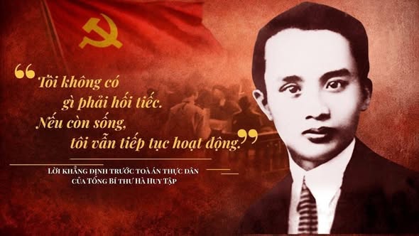 Lễ Kỷ niệm 120 năm ngày sinh Tổng Bí thư Hà Huy Tập sẽ diễn ra vào sáng 21/4