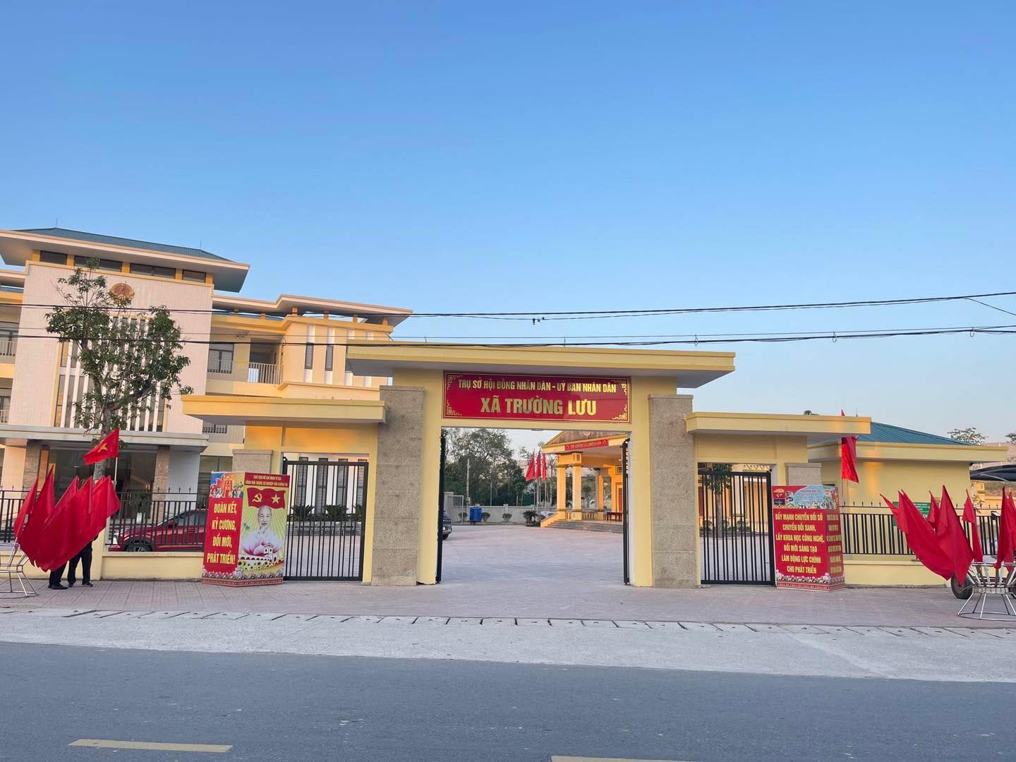 xã Trường Lưu nhiệt liệt chào mừng đại hội Đại biểu toàn quốc Đảng cộng sản Việt Nam lần thứ XIV 