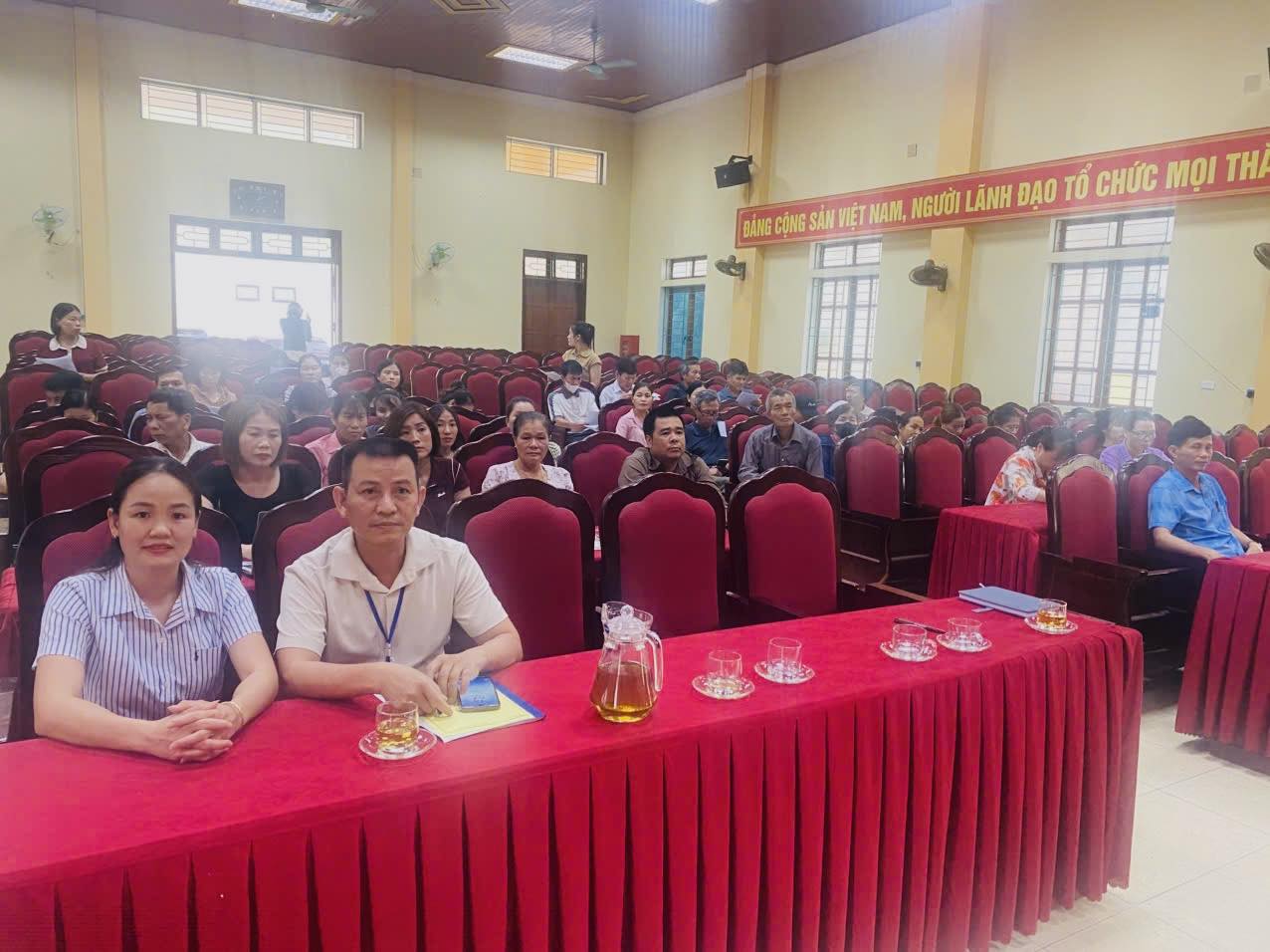 xã Trường Lưu tổ chức hội nghị tập huấn, cập nhật kiến thức về an toàn thực phẩm trên địa bàn 