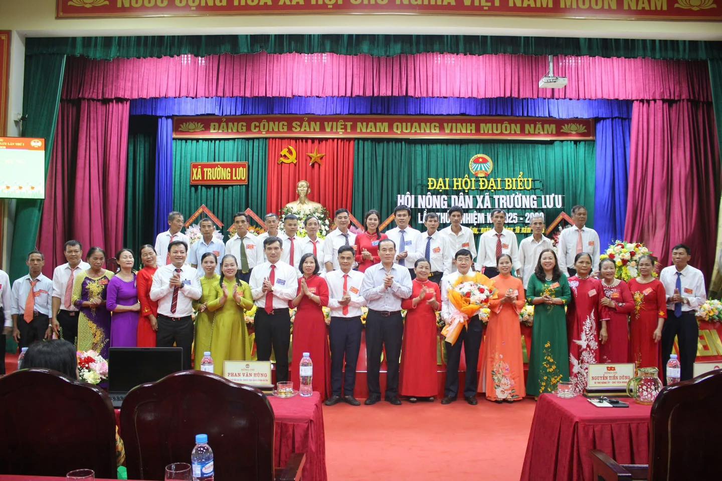 Đại hội đại biểu Hội Nông dân xã Trường Lưu lần thứ I thành công tốt đẹp 