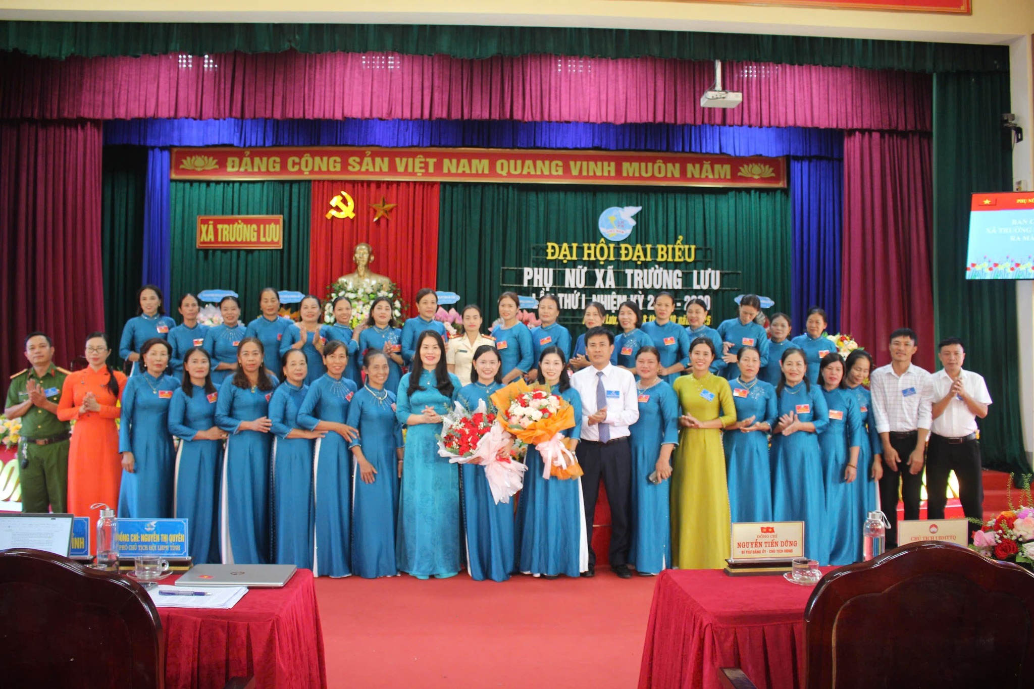 Đại hội đại biểu Hội LHPN xã Trường Lưu lần thứ I, nhiệm kỳ 2025 - 2030 thành công tốt đẹp 