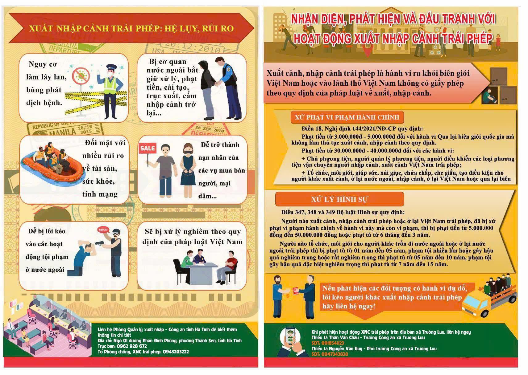 Nhận diện - phát hiện - đấu tranh với hoạt động xuất nhập cảnh trái phép