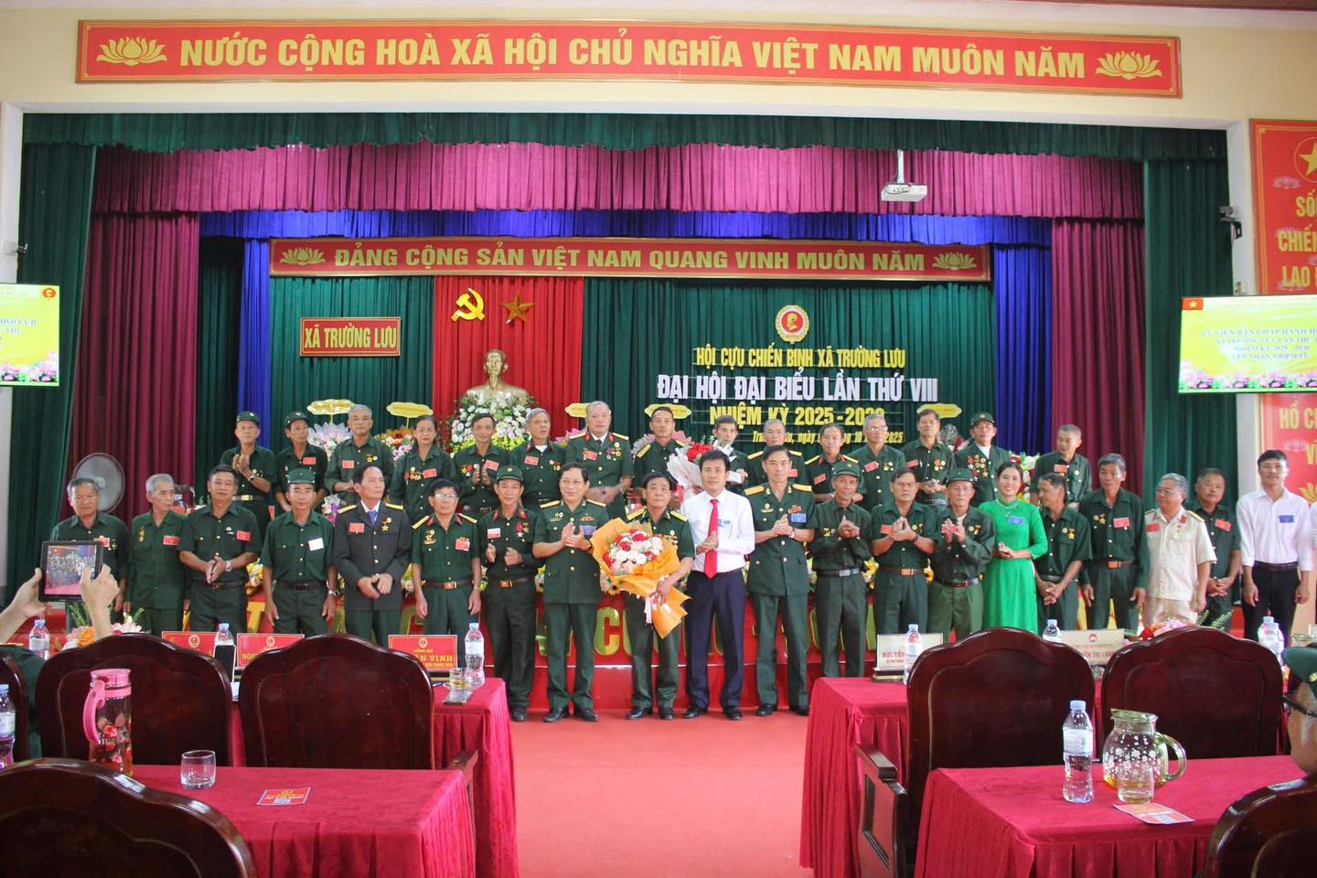 Đại hội đại biểu Hội CCB xã Trường Lưu lần thứ VIII thành công tốt đẹp 